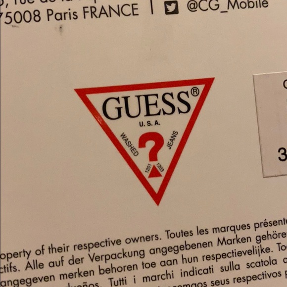 Guess Gold Pink Ombré Glitter iPhone XR Case - Picture 7 of 7